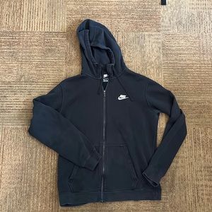 Nike Men's Sportswear Club Black Fleece Full-Zip Hoodie